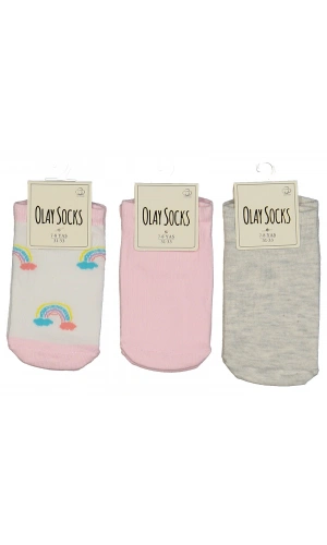 KIZ ÇOCUK DESENLİ PATİK ÇORAP