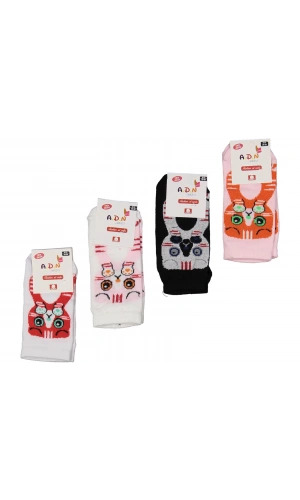 KIZ ÇOCUK DESENLİ PATİK ÇORAP