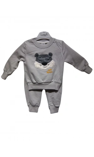 TIGER NAKIŞLI APLIKE ERKEK TAKIM