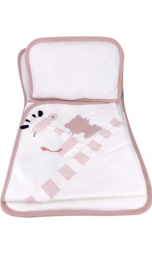 ZÜRAFA NAKIŞLI 3LÜ ALT AÇMA SETİ