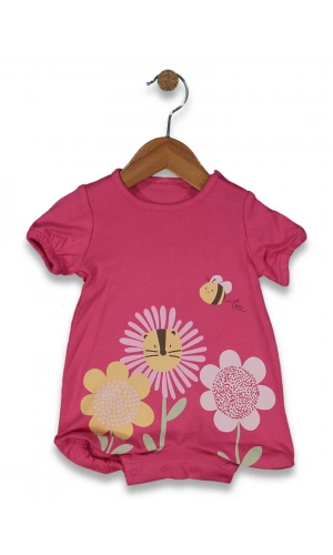 ÇİÇEK BASKILI KIZ TULUM