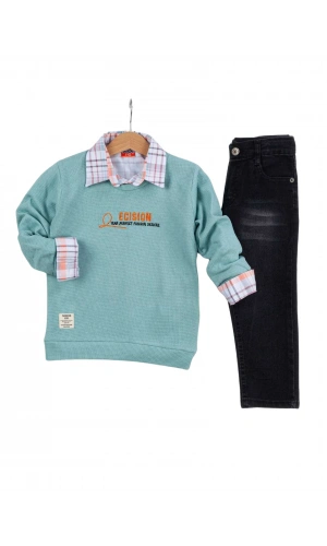 ECISION NAKIŞLI 3LÜ ERKEK TAKIM