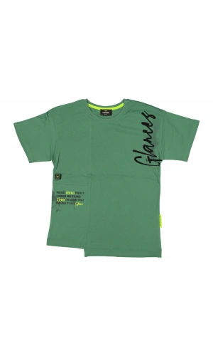 GLANEES YAZILI ERKEK T-SHIRT