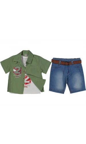 GÖMLEKLİ KAPRİLİ ERKEK TAKIM