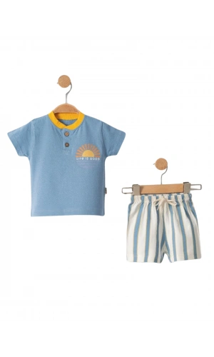 GÜNEŞ BASKILI ŞORTLU ERKEK TAKIM