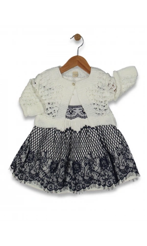 JAKARLI HIRKALI KIZ ELBİSE