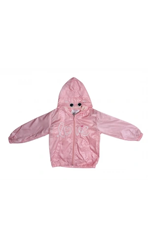 LOVE NAKIŞLI KIZ YAĞMURLUK