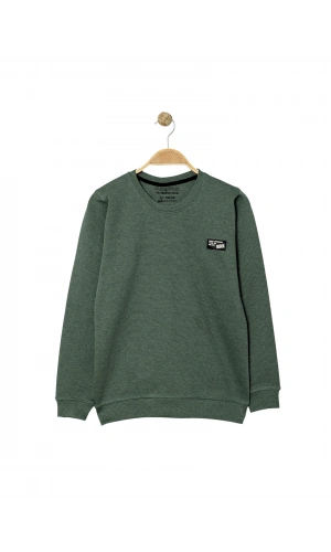 ORBOX BASKILI ERKEK SWEATSHIRT