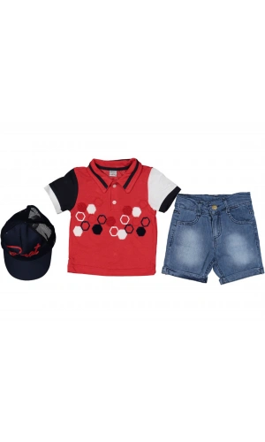 SUZENELİ ŞAPKALI ŞORTLU ERKEK TAKIM