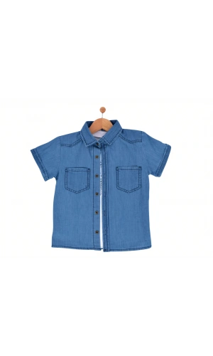 T-SHIRTLU JEANS ERKEK GÖMLEK