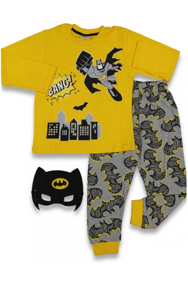 BATMAN BASKILI ERKEK PİJAMA TAKIMI