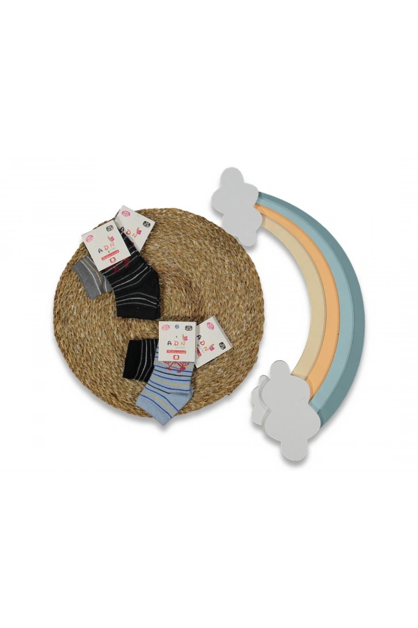 ERKEK ÇOCUK BİSİKLET DESEN PATİK ÇORAP