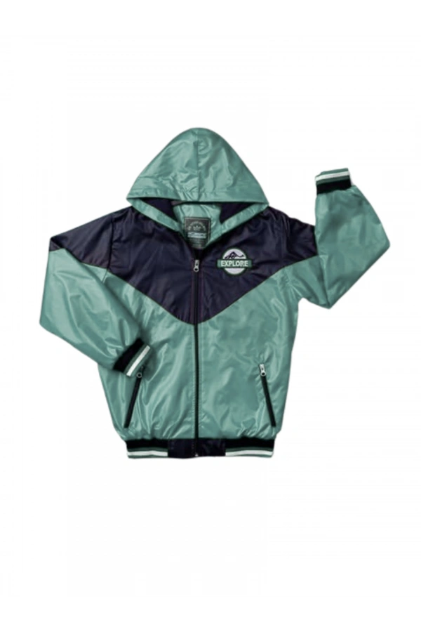 EXPLORE DETAYLI RİBANALI ERKEK YAĞMURLUK