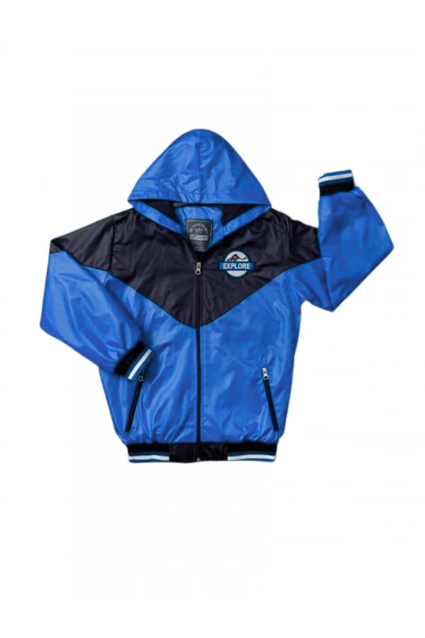 EXPLORE DETAYLI RİBANALI ERKEK YAĞMURLUK