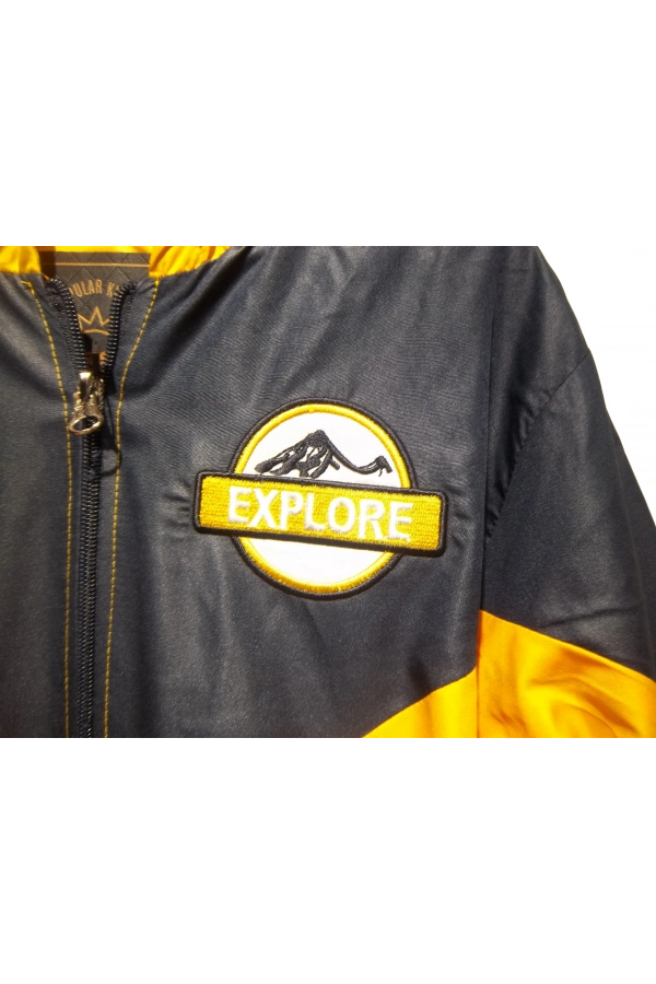 EXPLORE DETAYLI RİBANALI ERKEK YAĞMURLUK