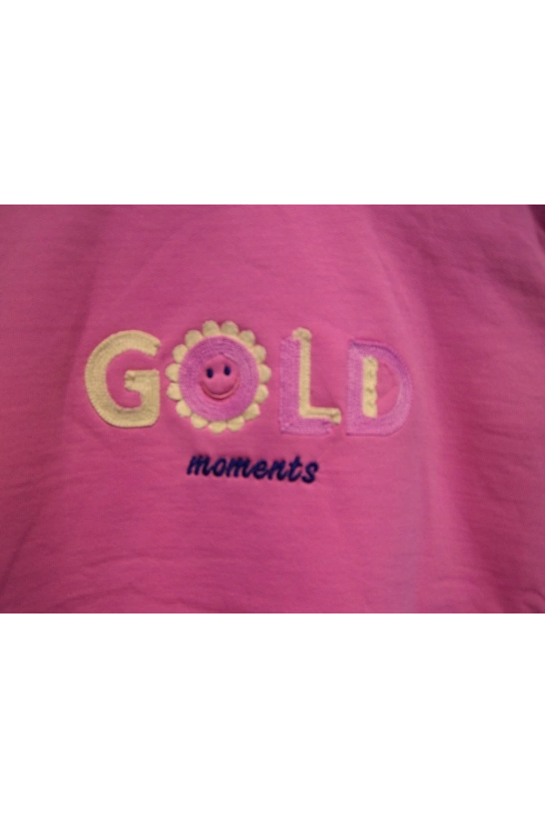 GOLD NAKIŞLI KIZ SWEATSHIRT