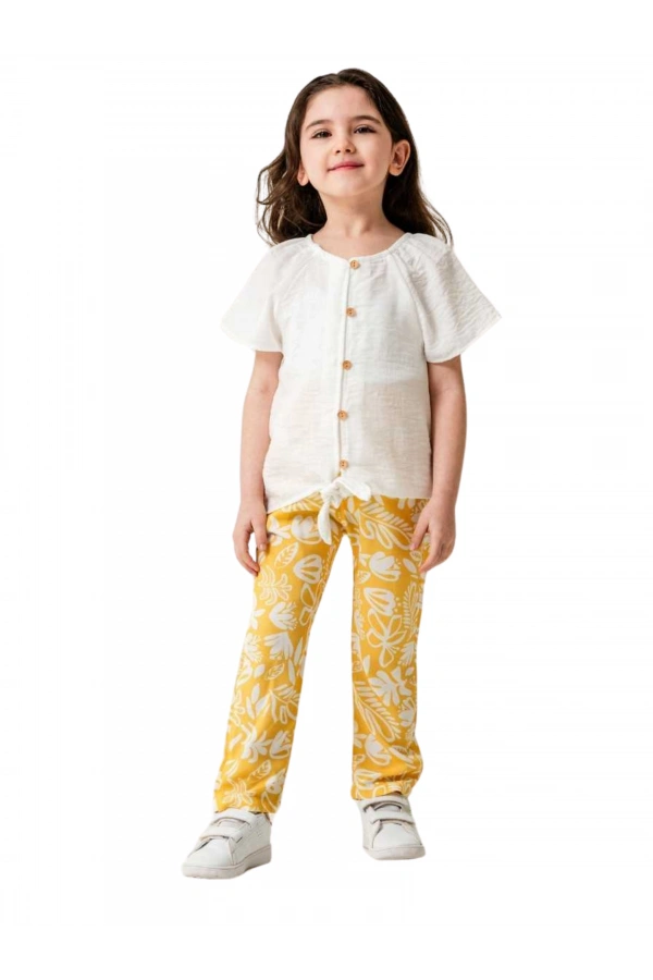 GÖMLEKLİ TROPİKAL KIZ TAKIM