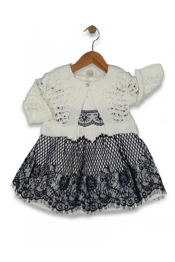 JAKARLI HIRKALI KIZ ELBİSE