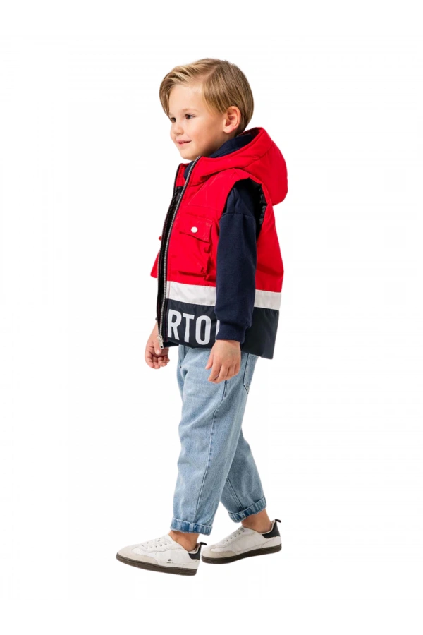 JEANS PANTOLONLU YELEKLİ 3LÜ ERKEK TAKIM