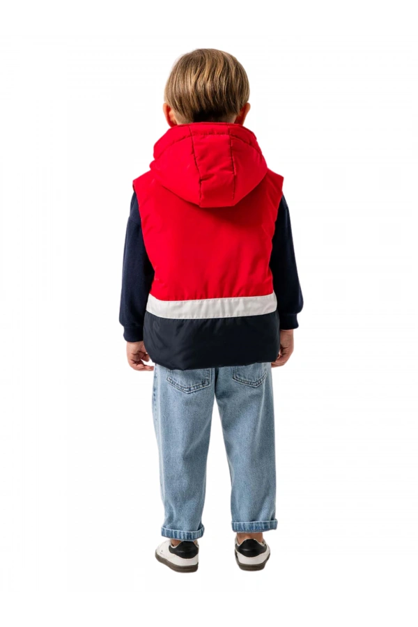 JEANS PANTOLONLU YELEKLİ 3LÜ ERKEK TAKIM