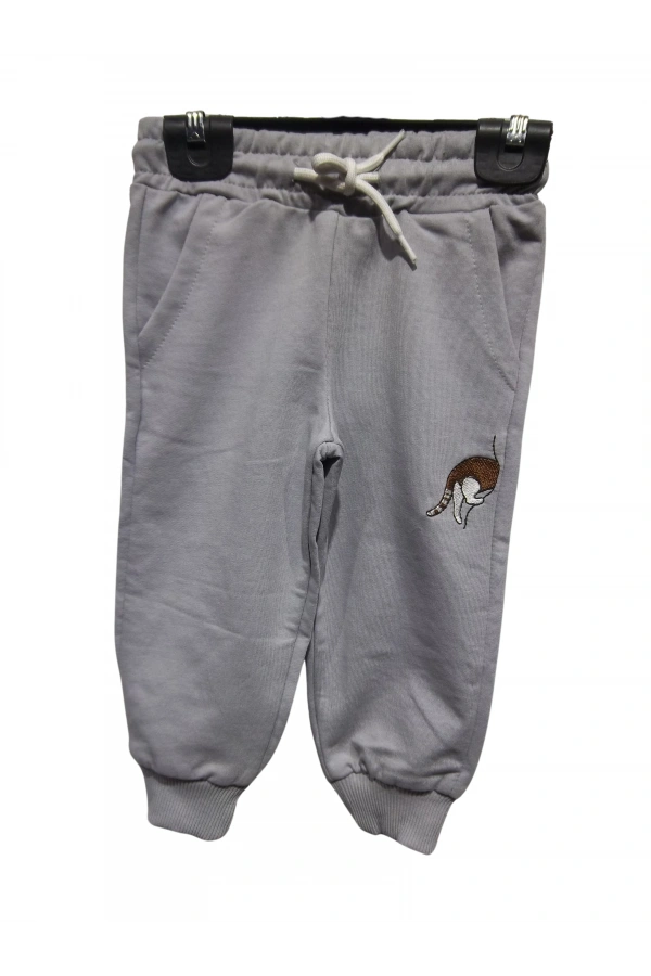 KEDİ NAKIŞLI ERKEK TEK ALT