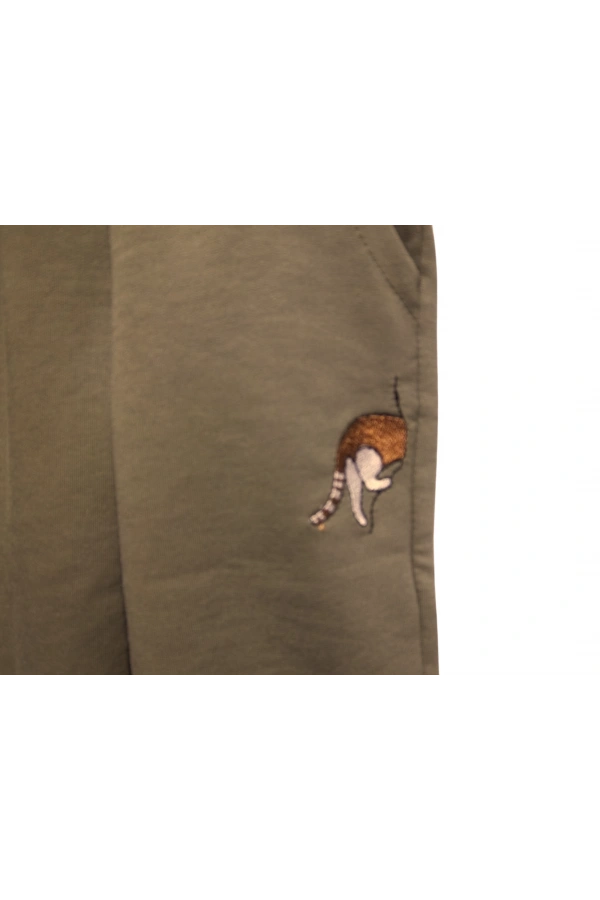 KEDİ NAKIŞLI ERKEK TEK ALT