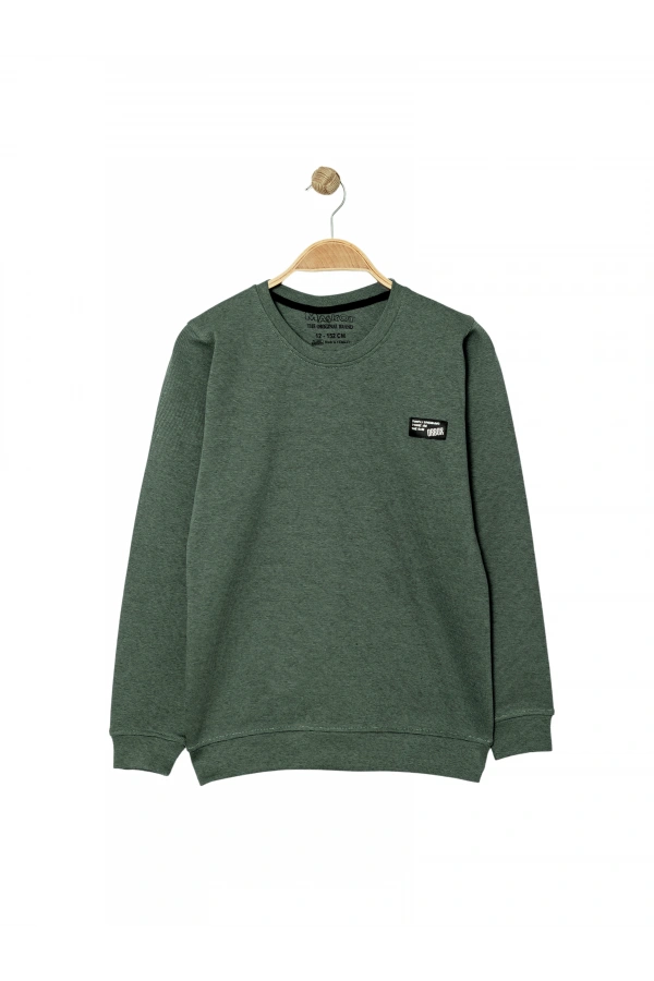 ORBOX BASKILI ERKEK SWEATSHIRT