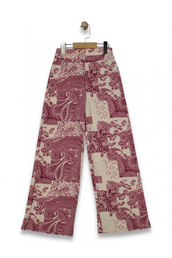 ŞAL DESEN KIZ PANTOLON