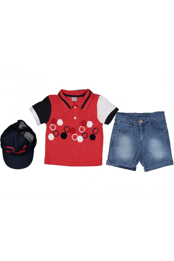 SUZENELİ ŞAPKALI ŞORTLU ERKEK TAKIM