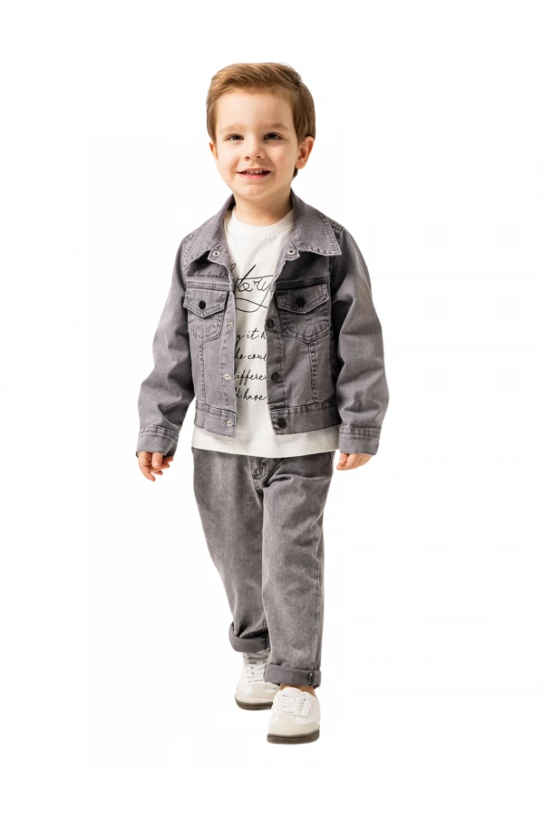 TSHIRTLÜ 3LÜ JEANS ERKEK TAKIM