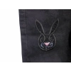 TAVŞAN NAKIŞLI TAŞ İŞLEMELİ JEANS KIZ PANTOLON