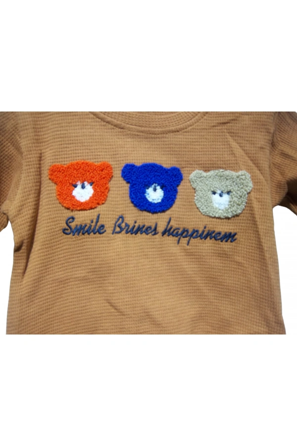 AYICIK NAKIŞLI WAFFLE ERKEK TAKIM