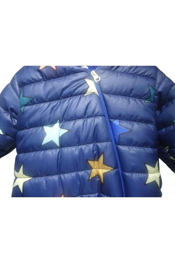 YILDIZ BASKILI PATİKSİZ ERKEK KOZMONOT MONT