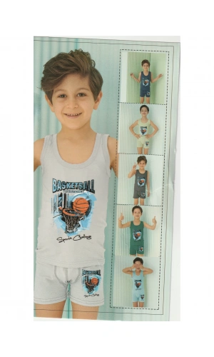 BASKILI ERKEK ÇOCUK BOXER-ATLET TAKIMI