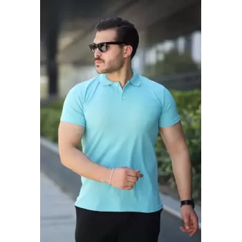 Erkek Kısa Kollu Yakalı Tişört