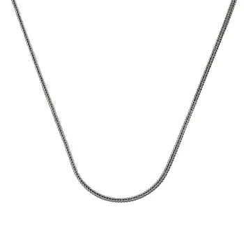 Luz&Pos ​gümüş 2 Mm Tilki Kuyruğu 65 Cm Zincir
