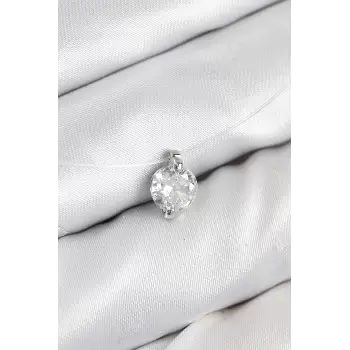 Misineli Zirkon Taşlı Model Gümüş Renk Hayalet Kolye