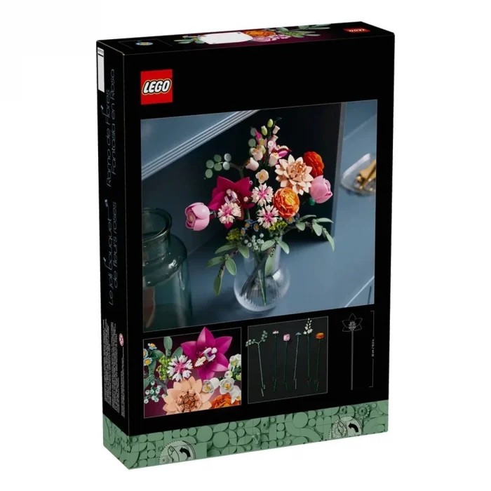 10342 Lego iconic Botanicals Pembe Çiçek Buketi 749 parça +18 yaş