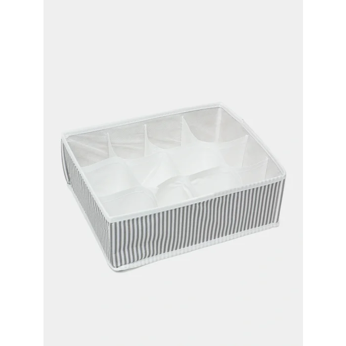 12 Bölmeli Pratik Bölmeli Çekmece Düzenleyici Organizer(iç Çamaşırı Kravat Çorap Düzenleyici)