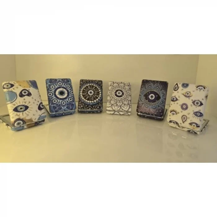 12 Adet Büyüteçli Dikdörtgen Cep Aynası