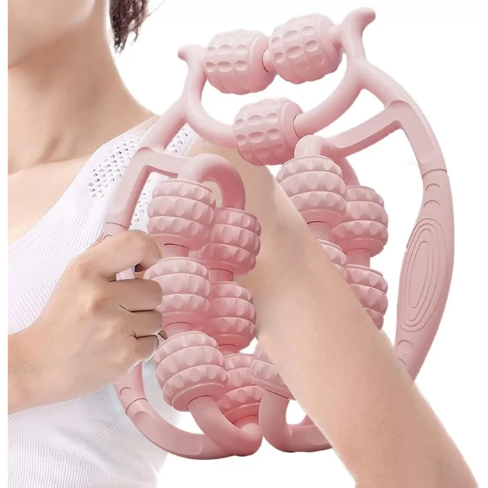 15 Tekerlekli Bacak Boyun Kol Masaj Aleti