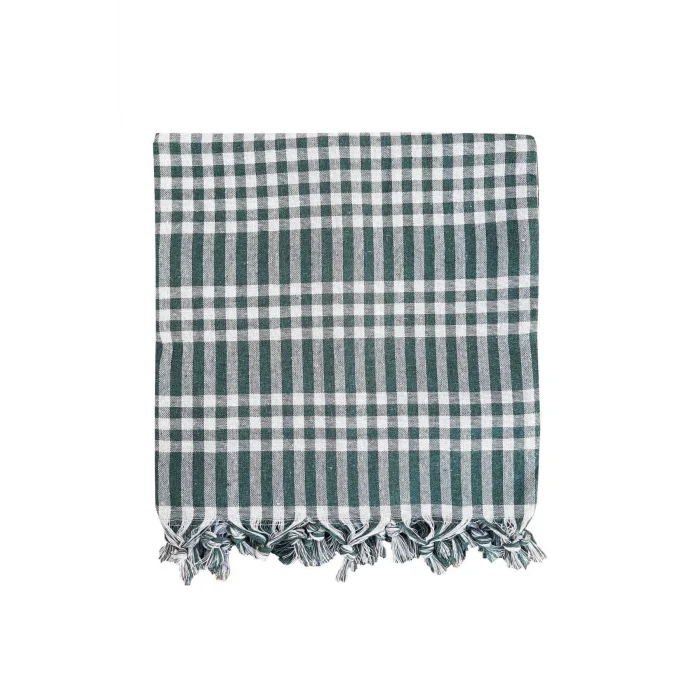 170x170 Pötikare Yer Sofra Bezi Piknik Masa Örtüsü Saçaklı