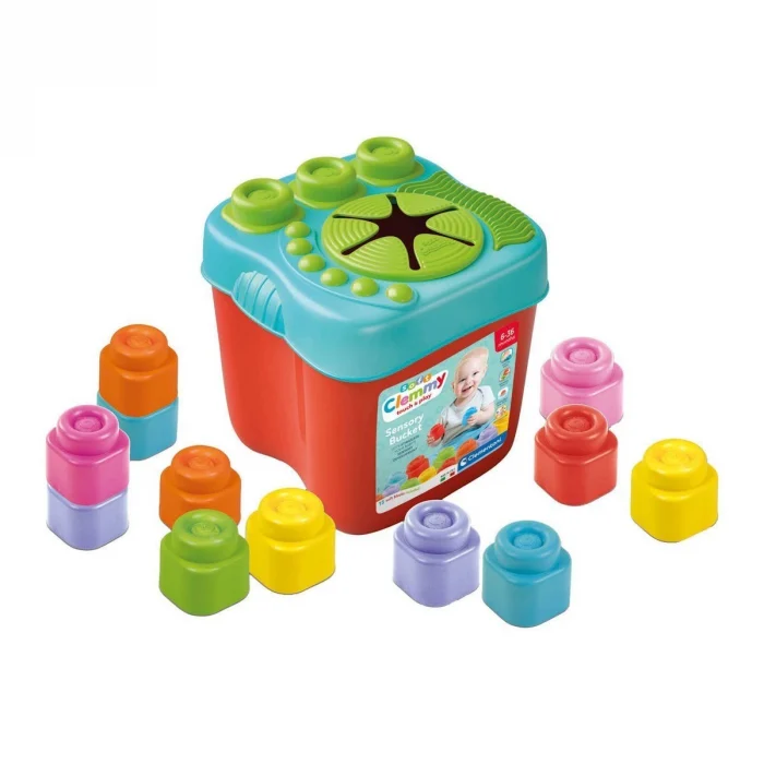 17807 Soft Clemmy - Yumuşak Blok Kovası - 15 parça 6-36 ay