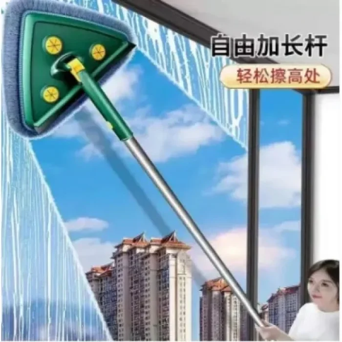 2 Bezli Üçgen Çek Çekli Mop Islak Mendil Uyumlu