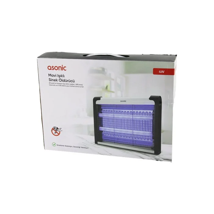 2 Ledli Sinek Öldürücü Cız Makine 4w - 2000v 30m2 Etkinlik Alanı As-a28