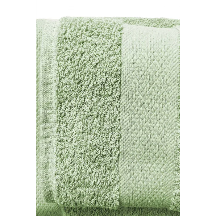 2 li Banyo Havlu Takımı &#37;100 Pamuklu Dry Yeşil