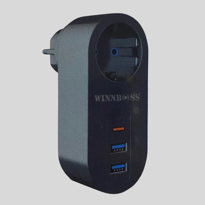 2 Usb,1 Type-c Girişli 1&apos;li Çocuk Korumalı,ısıya Karşı Dayanıklı 2500watt Termal Akım Korumalı Priz