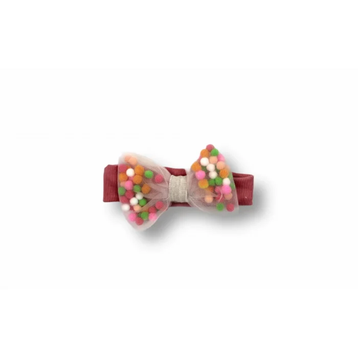 Luz&Pos 3-6 6-9 9-12 Ay Melek Kız Nakışlı Bandanalı Kısa Kollu Sweatli Şortlu 3lü Kız Bebek Takımı Nar Çiçeği