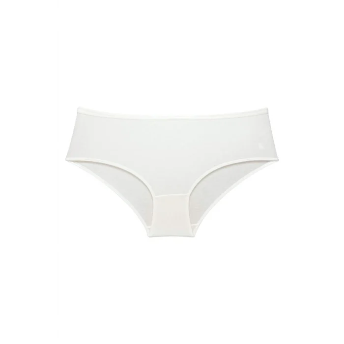 3 Adet Kadın Yüksek Bel Bato Külot Krem