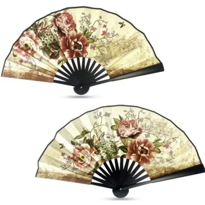 12li 3 Model Desenli Yelpaze Seti